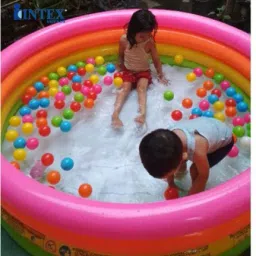 Set Pool -(IND*69) Safe & Fun for Kids Swimming Pool With Free Pump Inflatable Swimming Pool-28