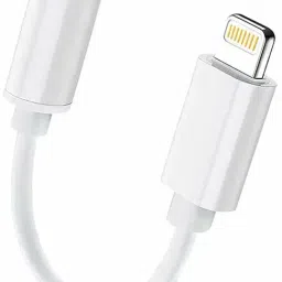 Hespa White Lightning Audio Adapter | 3.5mm AUX Converter Cable Phone Converter-11