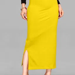 SCUBE DESIGNS SC_PC_3009_LEMON_YELLOW Nylon Blend Petticoat-image-60