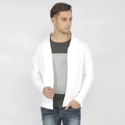 Men Jacket Style Full Sleeve White Shrug-image-78