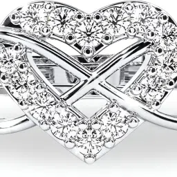 Heart Propose Silver Ring for woman Sterling Silver Rhodium Plated Ring-image-41