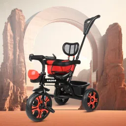 Baby Tricycle for Kids | Cycle with Parental Control Handle (1–3 Years) foldable toddler tricycle Tricycle-image-41