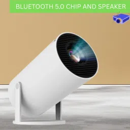 Clairbell Mini HD Projector for Home 4KSupport With Built-in App Netflix/Prime/YouTubeV198 (4500 lm / 1 Speaker / Wireless / Remote Controller) Portable Projector-picture-14