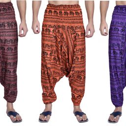 viku Printed Cotton Men Harem Pants-picture-20