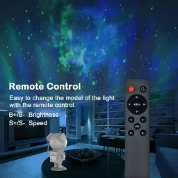 Excacia Astronaut Galaxy Projector lamp with 8 modes, remote control-1 Yr Warranty Table Lamp image 4