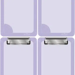 4pc Purple Examinatin Board | Unbreakable Paper Clipboards | Flexible Board-image-23