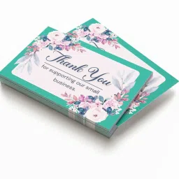 2.8x2inch Thank You Greeting Cards for Business Gratitude Customer Appreciation Greeting Card-12