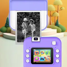 Smartbeats Smart-Kids Instant Print Camera for Kids 180° Rotating Lens, Video Recorder, Photo Filters Instant Camera-17