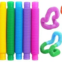 Flexible Pop Ring Pop Tube Pipe Decompression Anxiety Stress Relief Toy for Kids-13