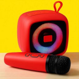 Nilesawar X470 Portable Karaoke Microphone with Speaker – Wireless, Loud, and Clear 5 W Bluetooth Speaker-image-41