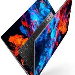 FineArts Premium Quality Full Body Laptop Skin Sticker Vinyl Decal - Color Full Smoke Stretched Vinyl Laptop Decal 15.6-image-83