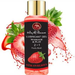 Water Based Lubricant Gel 50ml Strawberry For Men & Women Lubricant-24