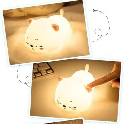 shop_2_home Rechargeable LED Touch On/Off Switch Desk Lamp Children Eye Protection Student Study Reading Dimmer Table Lamp image 2