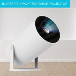 SACRO Protable Projector for Home 4K Support With Built-in App Netflix/YouTubeW14 (4500 lm / 1 Speaker / Wireless / Remote Controller) Portable Projector-7