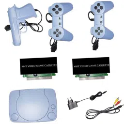 PTCMart 16 Classic TV Game Console Inbuilt Game Contra, Super Mario Bros with 2 Cassette NA GB with Contra, Super Mario Bros, F1 Race, Cricket Game-picture-17