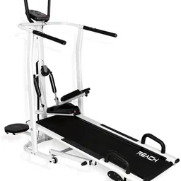 reach T-100 Manual 4in 1 Running Machine With Twister Stepper Jogger Treadmill-picture-28