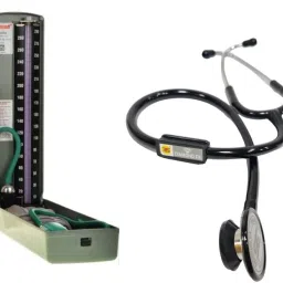 DIAMOND Regular Mercurial 112 with 3S Deluxe Black stethoscope Regular Bp Monitor-17