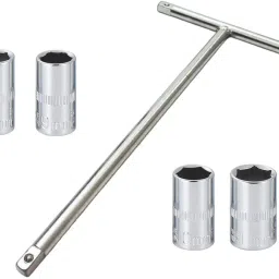 T Shaped Handle Wrench Spanner set with 1/4 drive 8mm, 10mm, 11mm and 12mm hex Socket Set-14