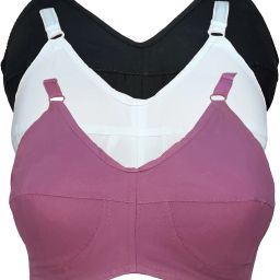 Pack of 3 Women Full Coverage Non Padded Bra-picture-9