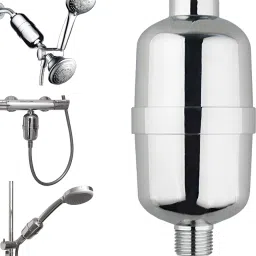 Water Shower Filter Head Softener Tap for Bathroom Hard to Soft Water Purifier Fixed Mount-image-11