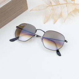 Ted Smith Unisex Brown Lens & Gunmetal-Toned Other UV Protected Lens Sunglasses-36