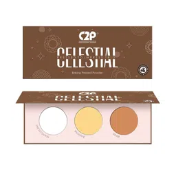 C2P PROFESSIONAL MAKEUP Celestial Pressed To Impress Trio- Baking Press Powder - 12g-20