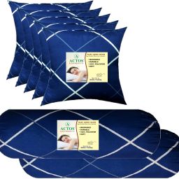 Microfibre Geometric Bolster Pack of 7-image-63