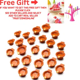 LED Water Sensor Diya (Model No. WS30) Plastic (Pack of 30) Table Diya-image-21