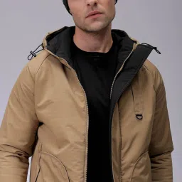Men Solid Quilted Jacket-image-24