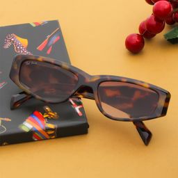 Ted Smith Abstract Printed Browline Sunglasses With UV Protected Lens TSF-CANDY2_C6 image 2