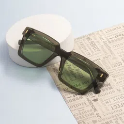 Ted Smith Unisex Square Sunglasses with Polarised and UV Protected Lens SUN-GRAHAM2_C5-25
