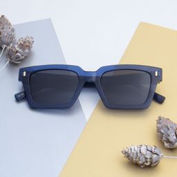 Ted Smith Unisex Square Sunglasses with Polarised and UV Protected Lens SUN-GRAHAM2_C2-13