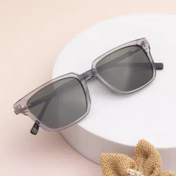 Ted Smith Unisex Square Sunglasses with Polarised and UV Protected Lens SUN-ROMAN_C5-15