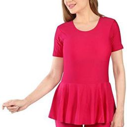 Sports wear Swimwear Beachwear Swimming Costume Solid Women Swim-dress Pink Swimsuit-image-67