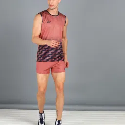 Printed Men Pink Swimsuit-image-28