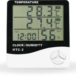 MCP Healthcare Digital Eoom Thermoemter LCD Display For Indoor & Outdoor Humidity Meter HTC-2 Thermometer-image-67