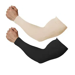 Aadikart Pack Of 2 Compression Cool Arm Sleeve for UV Sun Protection-43