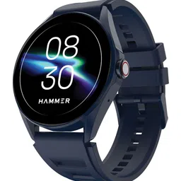 HAMMER Unisex Navy Blue Cyclone 1.39" Round Shape Smartwatch-47