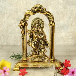 Golden Aluminium God Idol by Handicrafts Paradise-picture-28