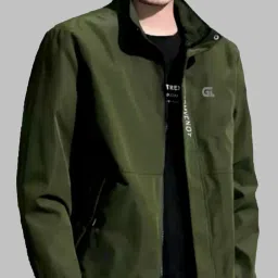 Men Solid Casual Jacket-picture-10
