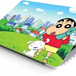NoWorries Shinchan laptop skin sticker, HD-Print & High-quality laptop decal that fits on all laptops VINYL Laptop Decal 15.6-image-88
