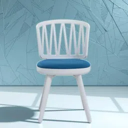 royaloak Vista Fiber Cafe Chair In White Color-picture-9