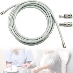 vsuremed NIBP Hose Pipe for Multipara Monitor & Tourniquets Both End Push Pull Connector Bp Monitor Cuff image 3
