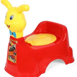 Rabbit Face Toilet Trainer Baby Potty Seat with Removable Bowl & Closing Lid Potty Seat-image-15
