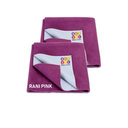 BeyBee Kids Set Of 2 Pink Mattress Protectors-13