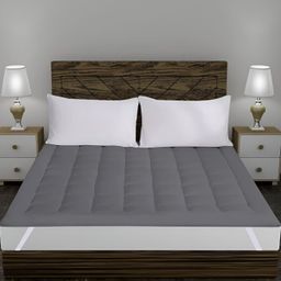 RF RELAXFEEL Grey Cotton Waterproof Single Size Mattress Protector-image-64