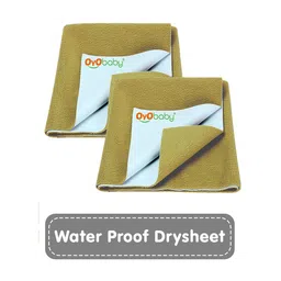 OyO Baby Beige Waterproof Dry Sheet Bed Protector-image-15
