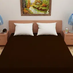 DREAM CARE Coffee Brown Waterproof Queen Mattress Protector-image-52