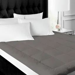 RF RELAXFEEL Grey Cotton Water Resistant Mattress Protector-image-65