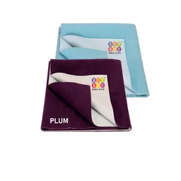 BeyBee Pack Of 2 Assorted Quick Dry Waterproof Cotton Bed Protector-image-19
